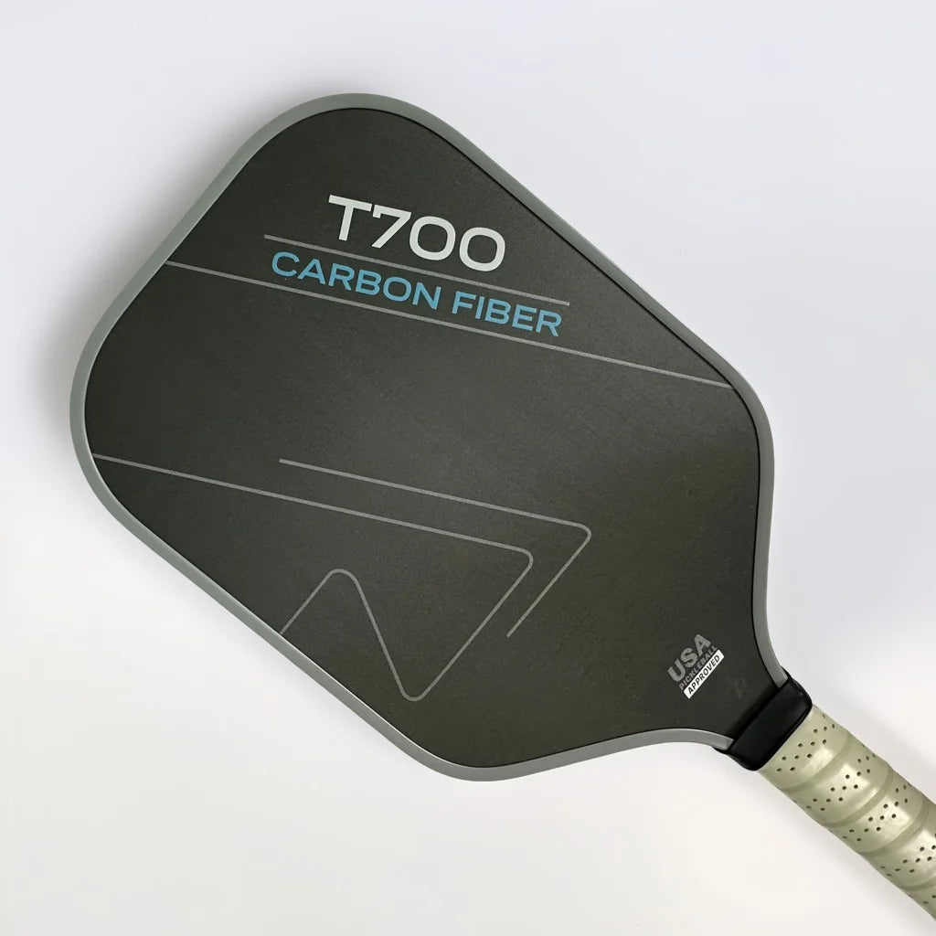 T700 Raw Carbon Fiber Pickleball Paddle - 16"x7.75"